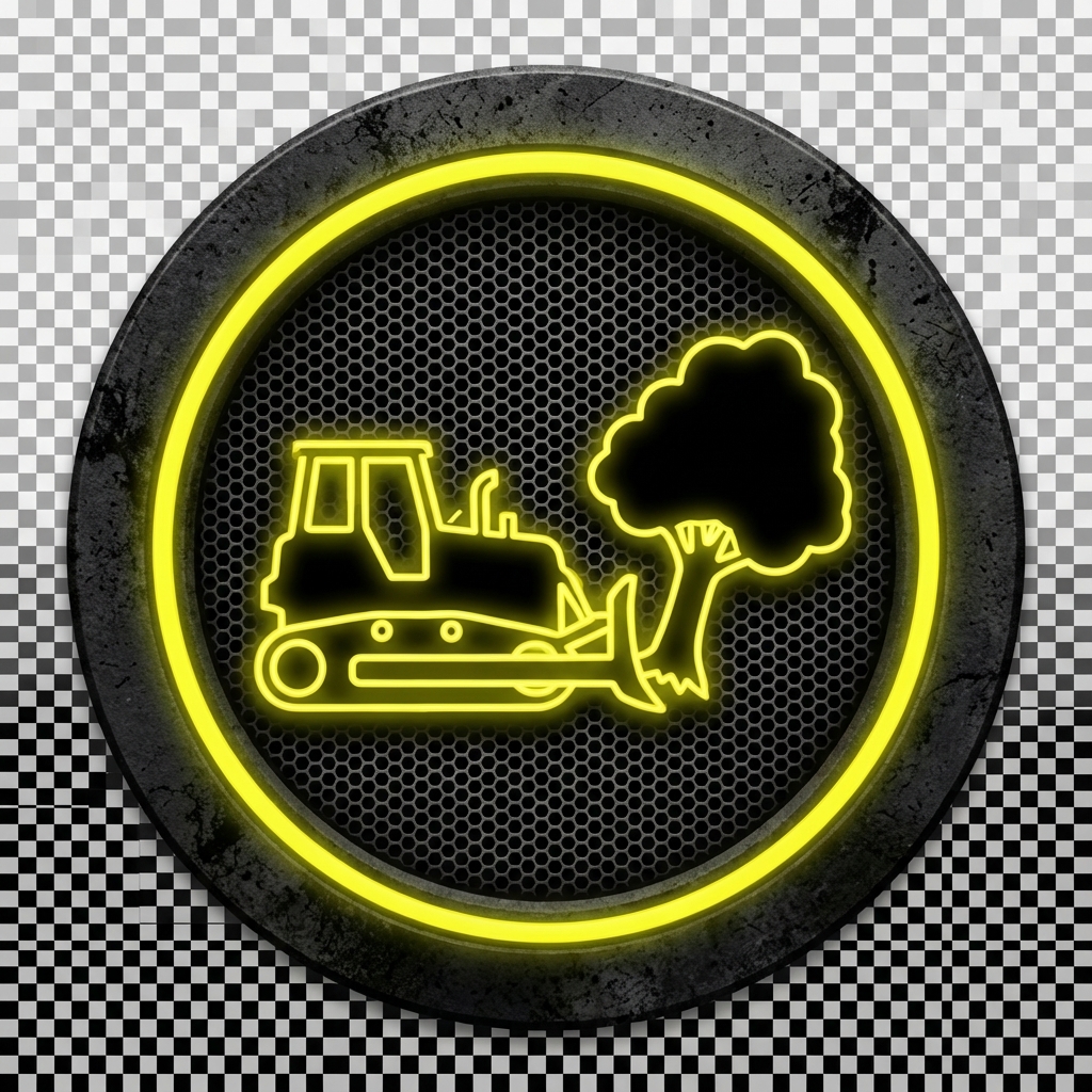 Land Clearing Icon