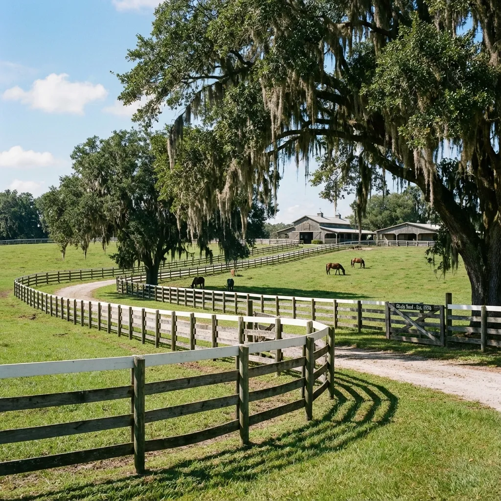 Land clearing equipment near Ocala, Florida